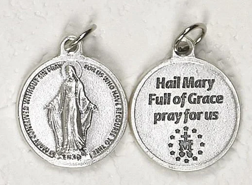 .75" Miraculous Double Sided Round Medal
