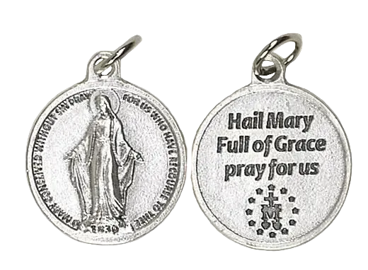 .75" Miraculous Double Sided Round Medal