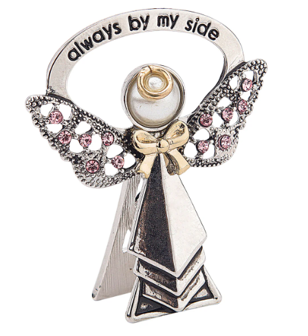 1.7" Always By My Side Birthstone Bedside Angel
