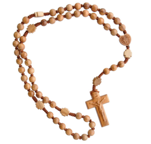 8mm Olive Wood Rosary