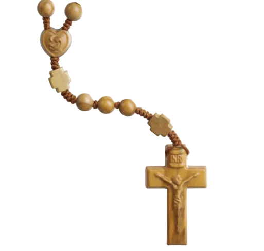 8mm Olive Wood Rosary