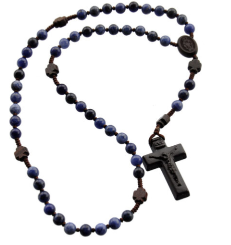 6mm Sodalite/Jujube Wood Rosary