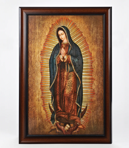 27.5"Our Lady of Guadalupe Framed Art