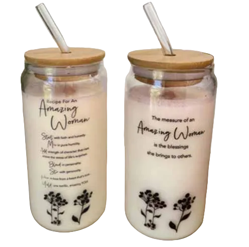 20 oz Amazing Women Glass