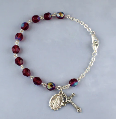 Birthstone Rosary Bracelet