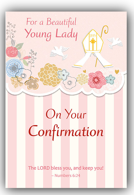 Young Lady Confirmation Greeting Card
