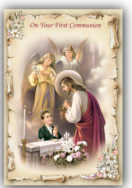 Boy - First Communion Greeting Card