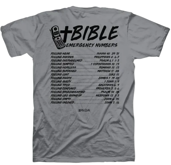 Bible Emergency Numbers T-Shirt