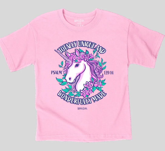 Unique Unicorn™ – Psalm 139:14 Kids T-Shirt