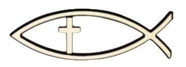 Fish and Cross Auto Emblem