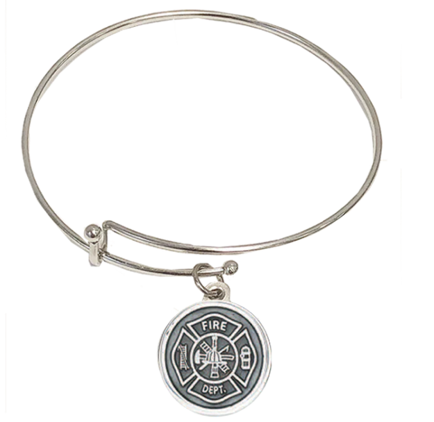 Fireman / Insignia Bangle Bracelet