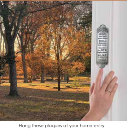 6" Home Blessing Wall Plaques