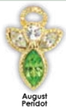 Birthstone Angel On My Shoulder Pin