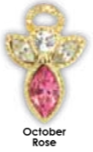 Birthstone Angel On My Shoulder Pin