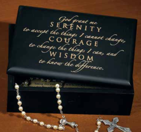 Serenity Prayer Black Box