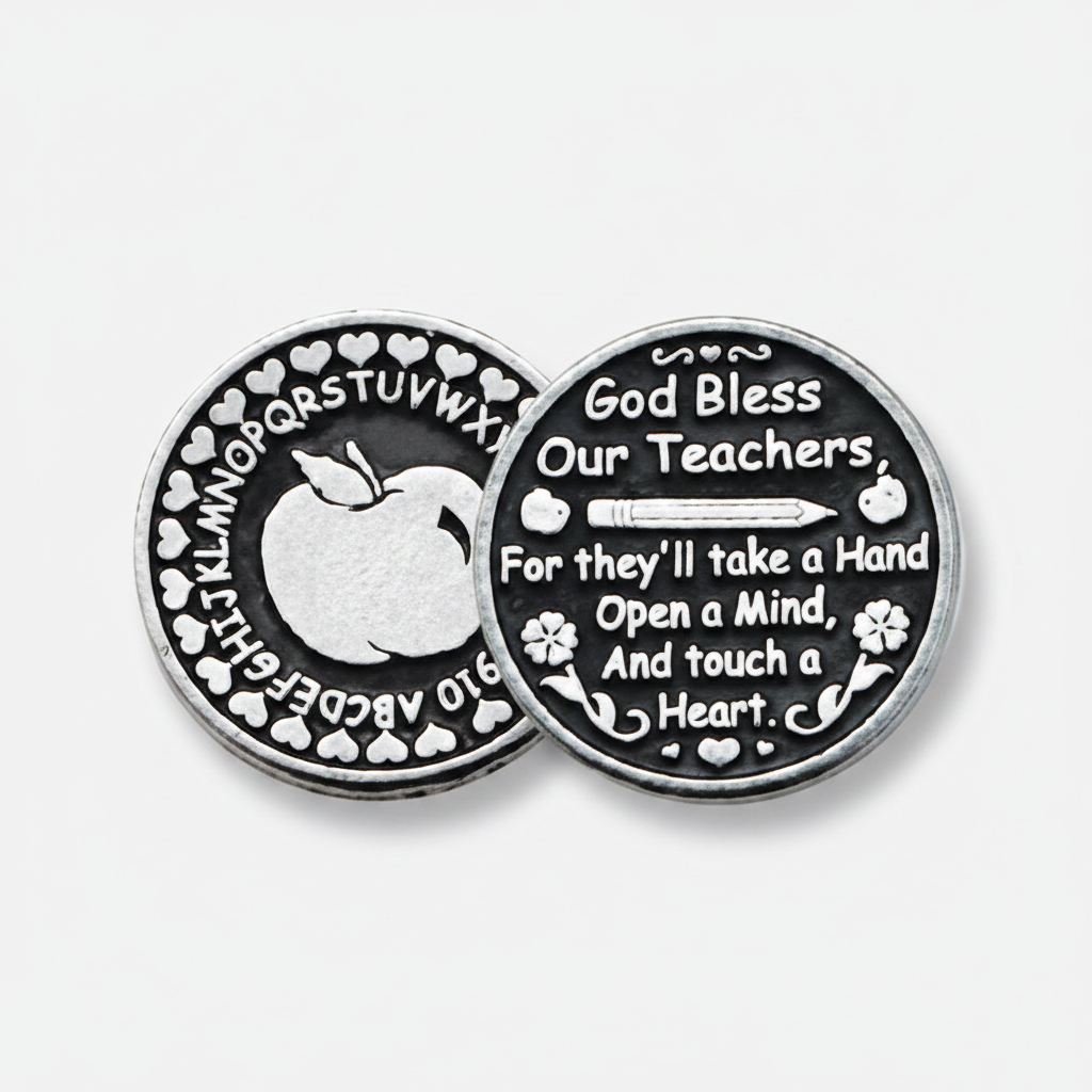 1" Teacher Pocket Token