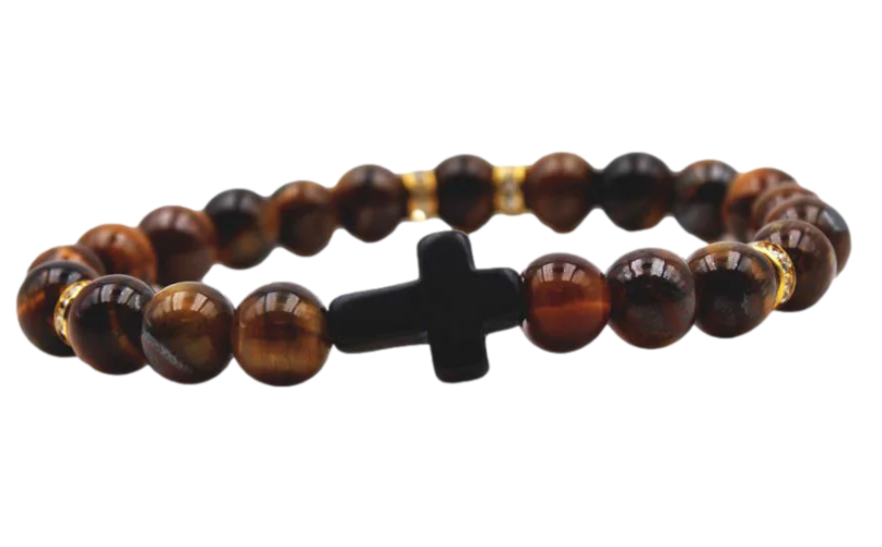 8mm Genuine Tiger's Eye Bracelet