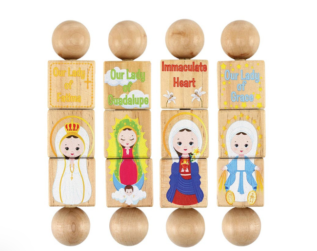 Mother Mary Rotating Puzzle