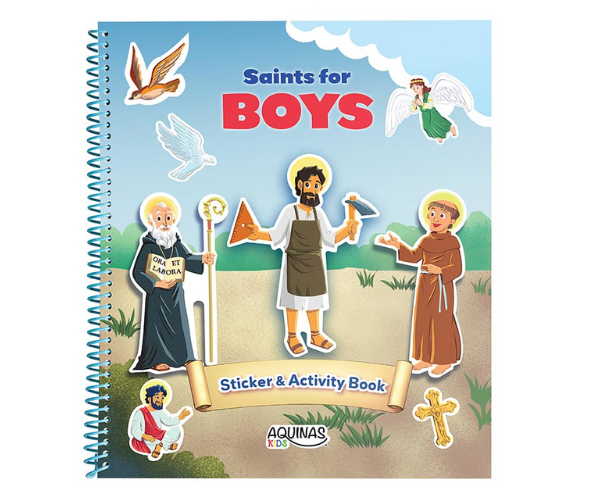 Saints for Boys Sticker Activity Book