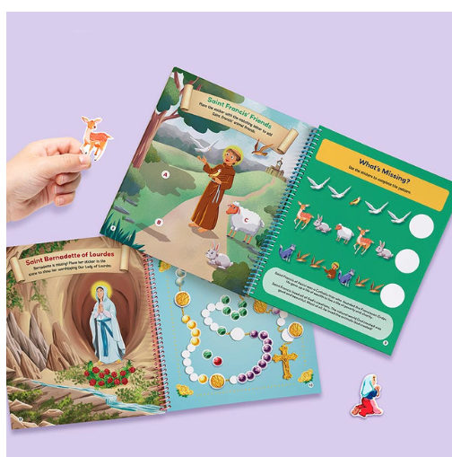 Saints for Boys Sticker Activity Book