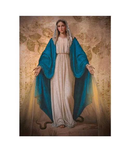 Our Lady of Grace - Wood Block