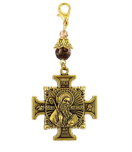 Saint Benedict Adoration Bag Clip