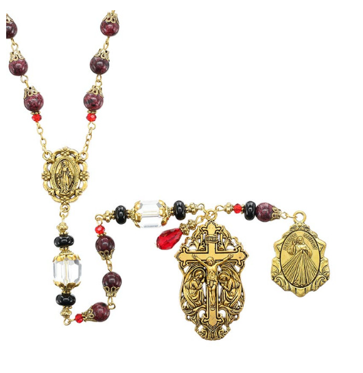 8mm Divine Mercy Adoration Rosary