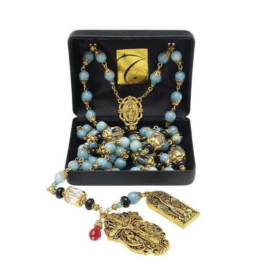 8mm Saint Michael Adoration Rosary