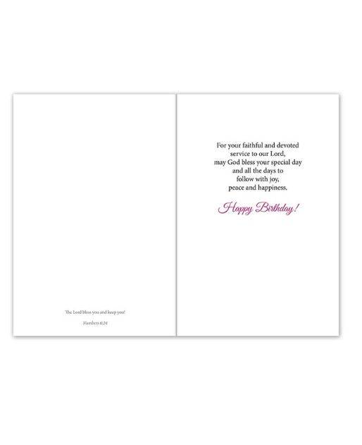 Birthday Card - For Nun