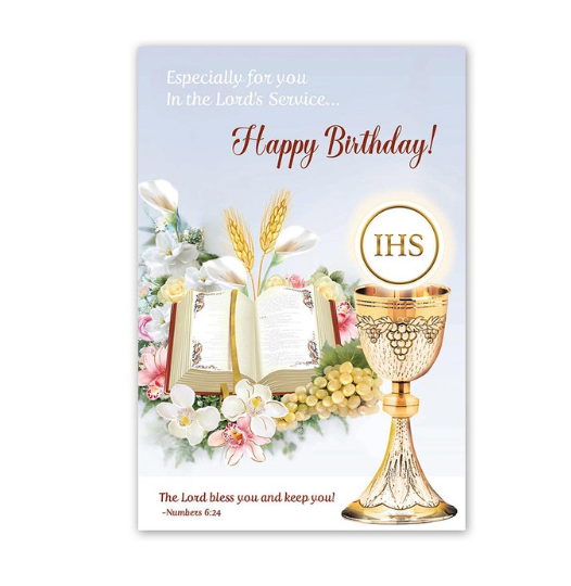 Birthday Card - For Those In the Lord's Service