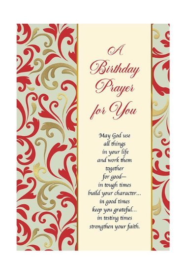 Birthday Card - A Prayer for You