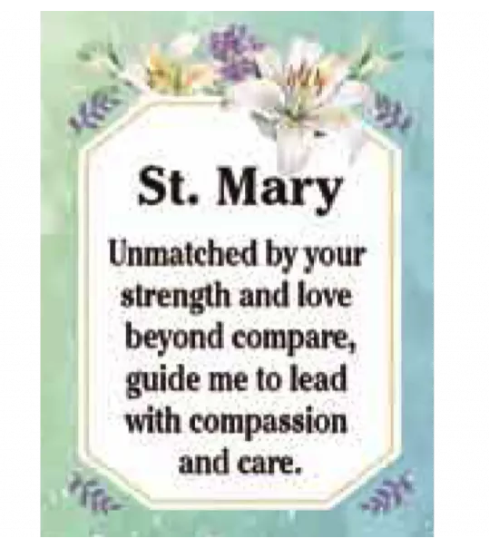4.5" Saint Mary Statue