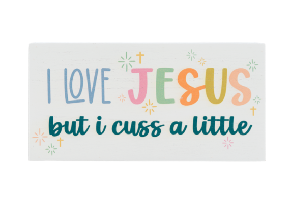 5" Faith Humor Message Block