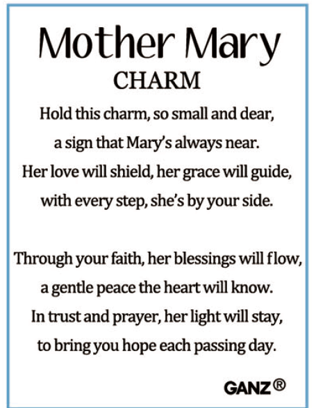 1.25" Mother Mary Charm