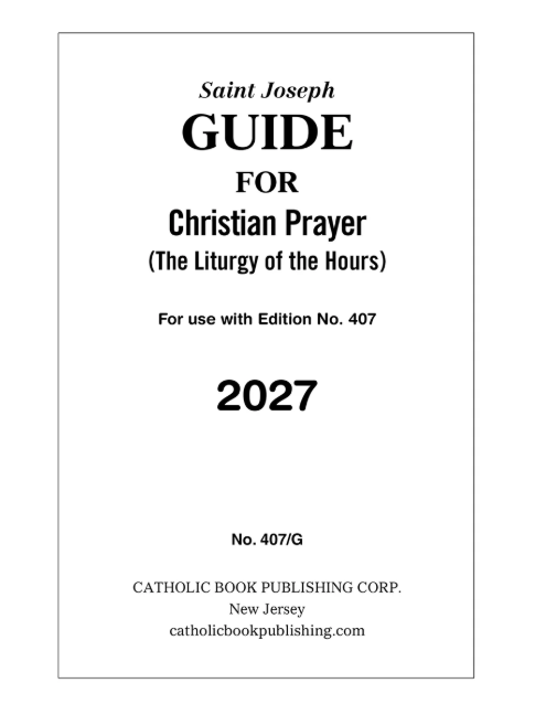 Christian Prayer Guide For 2027 (Large Type)