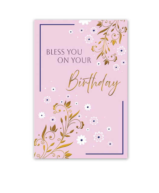 Birthday Card - Bless You on Your Birthday