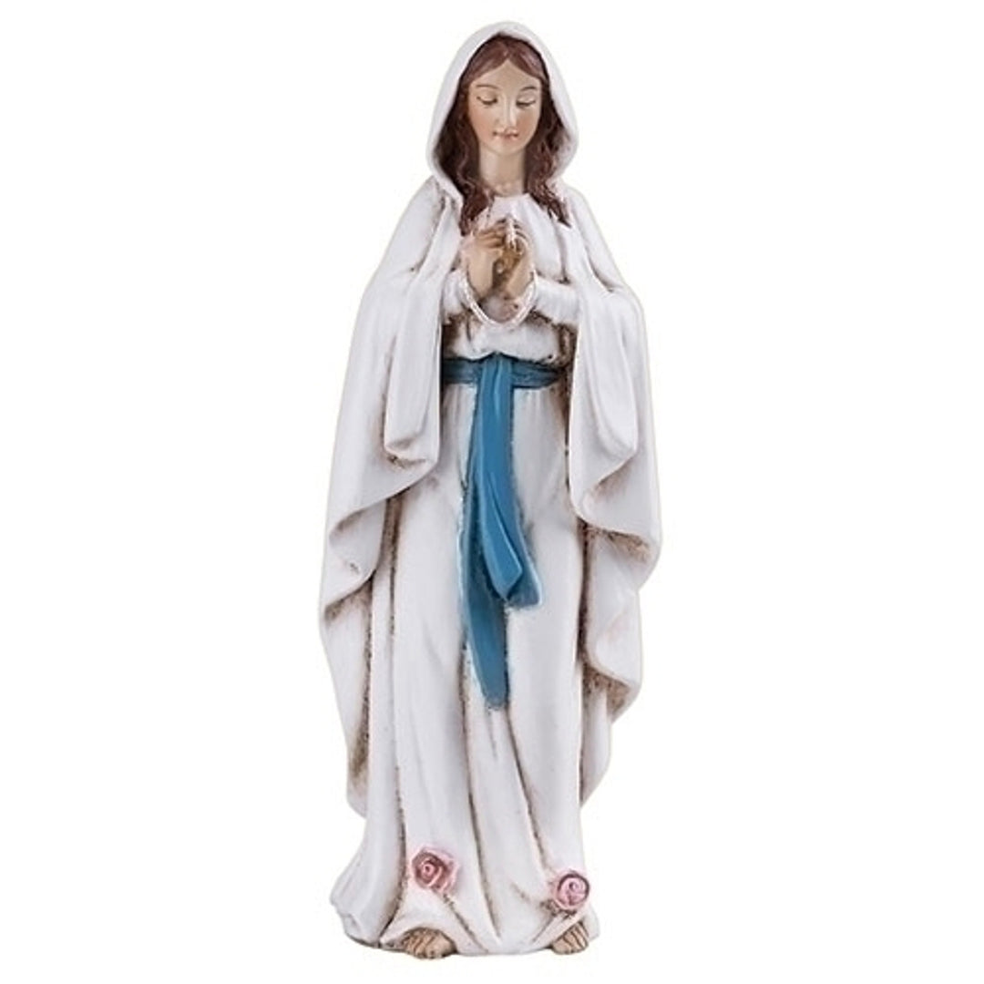 4" Our Lady of Lourdes Statue
