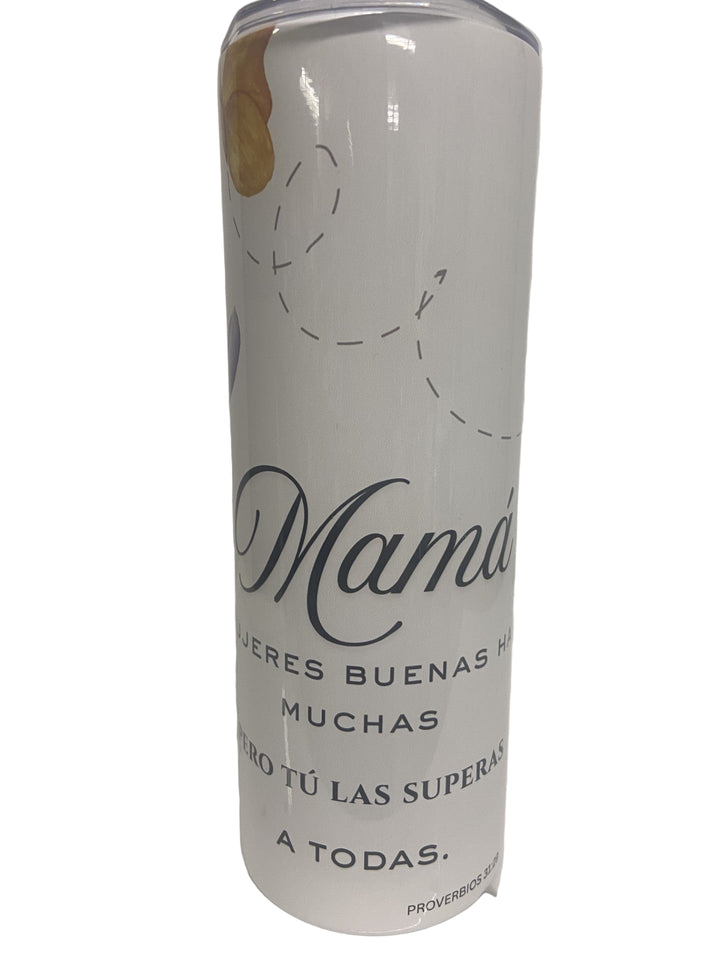 20 oz Stainless Steel Tumbler "Mama- Proverbios 31:29"
