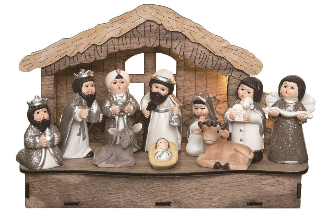 Kid's Nativity Light Up Set