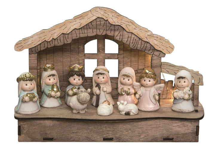 Kid's Nativity Light Up Set