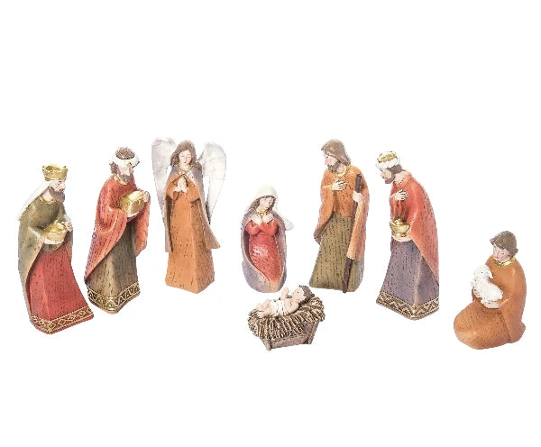 Woodgrain Nativity Set