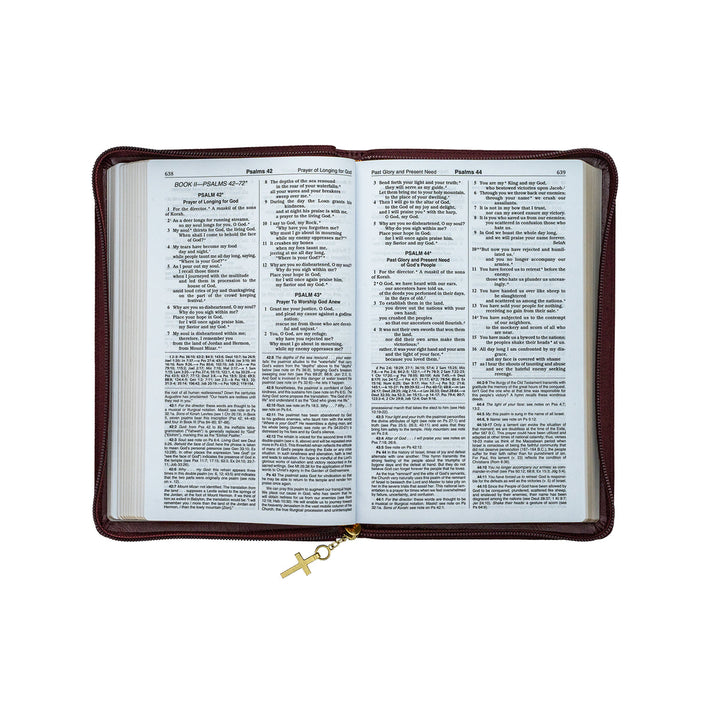 NCB Deluxe Gift Bible - Burgundy