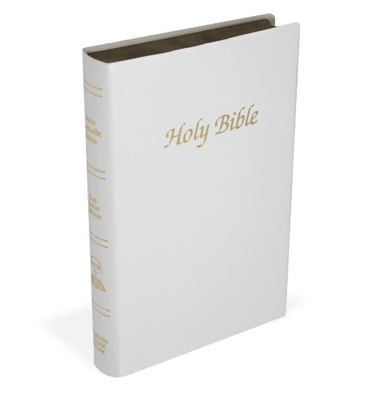 NCB First Communion Bible - White - Indexed