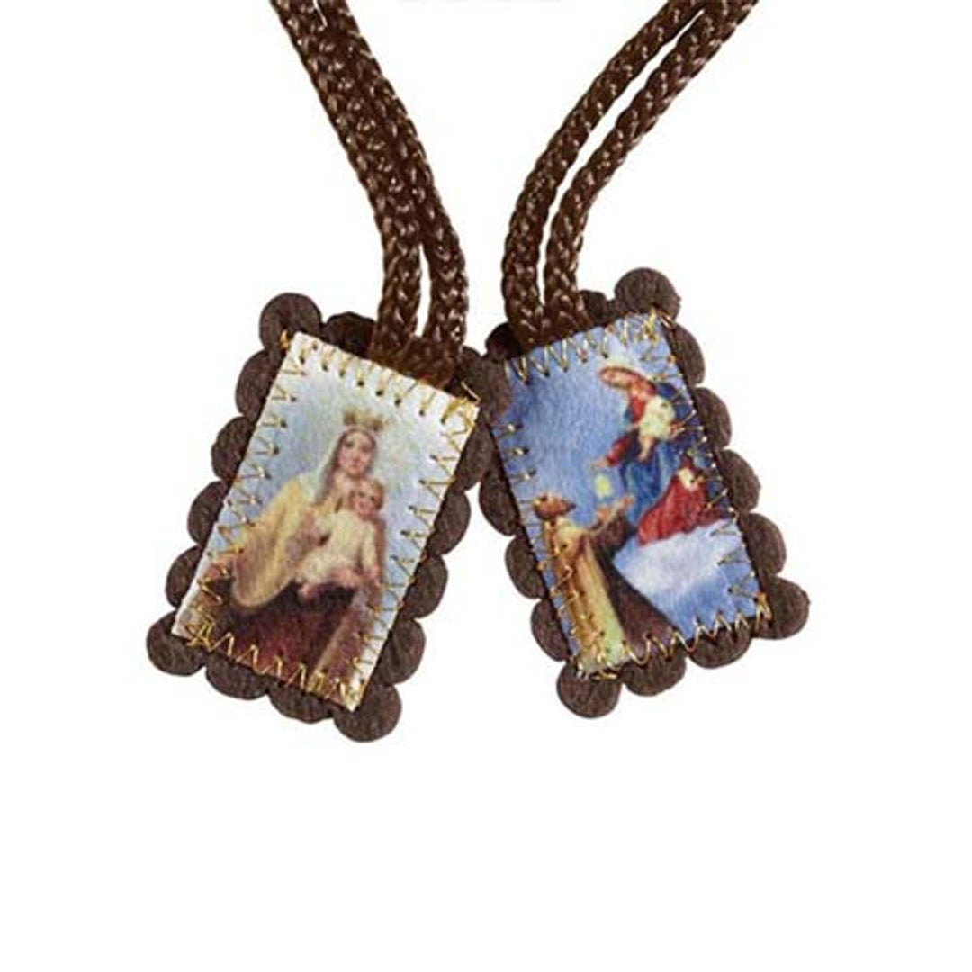 Small Brown Wool Scapular