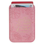 Things Are Possible Pink Phone Wallet - Matthew 16:26