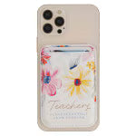 Teachers Plant Seeds White Floral Phone Wallet