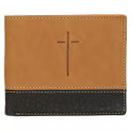 Cross Camel Tan and Espresso Full-grain Leather Wallet