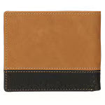 Cross Camel Tan and Espresso Full-grain Leather Wallet