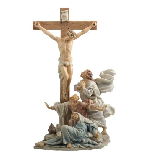 13" Crucifixion Scene Statue
