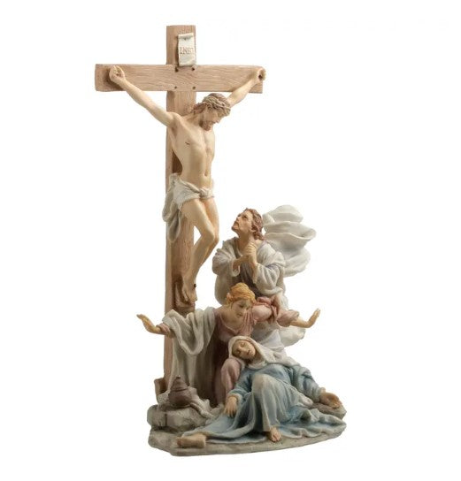 13" Crucifixion Scene Statue